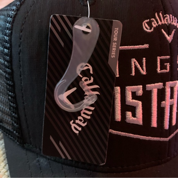 Callaway Kings of Distance Embroidered Black/Mesh Back Snapback Hat by Callaway - Picture 3 of 7